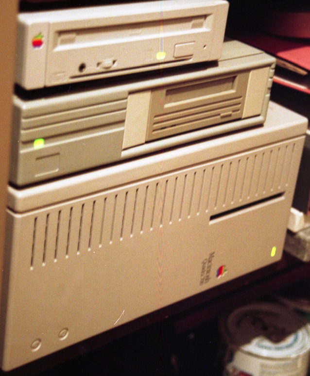 1990 FirstClass Server, Tape backup, CDROM, in a Furnace Room